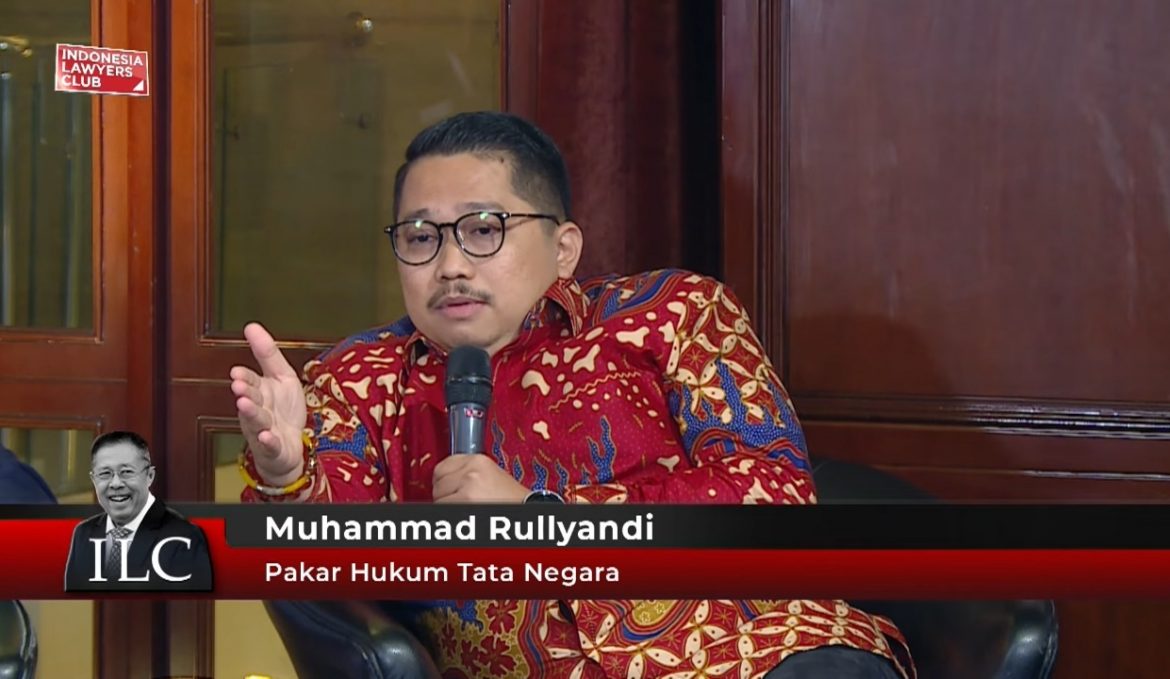 Pakar hukum tata negara Muhammad Rullyandi