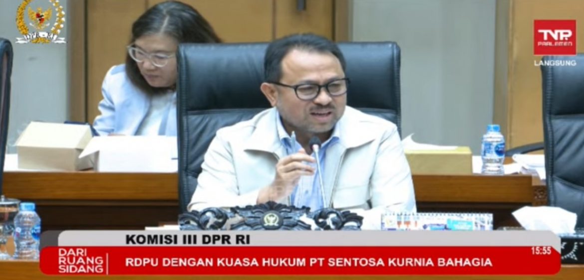 Wakil Ketua Komisi III DPR Fraksi PAN Pangeran Khairul Saleh