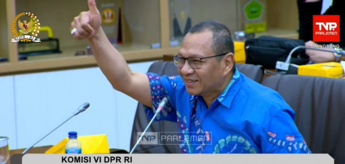 Anggota Komisi VI DPR Fraksi Gerindra Muhammad Husni Anggota Komisi VI DPR Fraksi Gerindra Muhammad Husni
