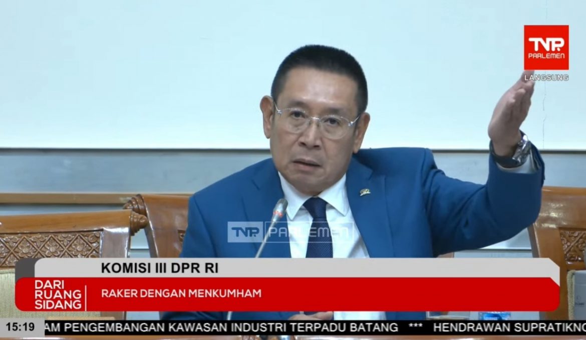 Anggota Komisi III DPR Fraksi Gerindra Wihadi Wiyanto