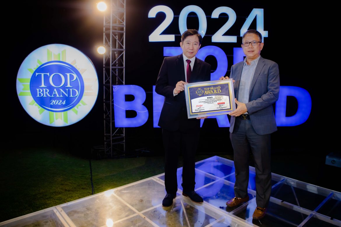 Foto 1 Cetak Hattrick, NIKO Raih Penghargaan Top Brand 3 Tahun Beruntun