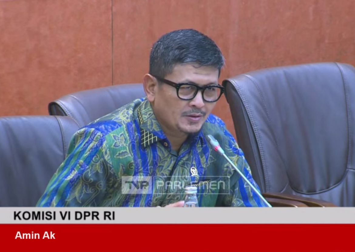 Anggota Komisi VI DPR Fraksi PKS Amin Ak