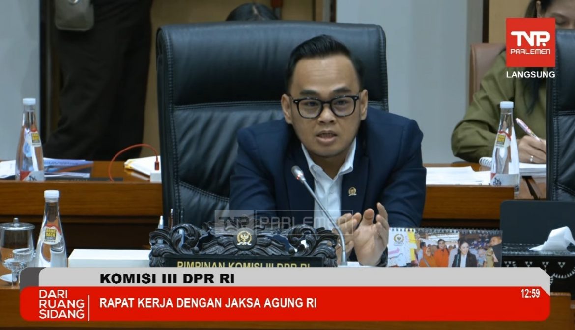 Wakil Ketua Komisi III DPR Fraksi PKB Mohamad Rano Alfath