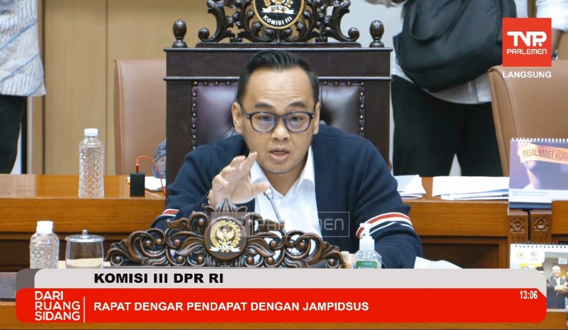 Wakil Ketua Komisi III DPR Fraksi PKB Mohamad Rano Alfath