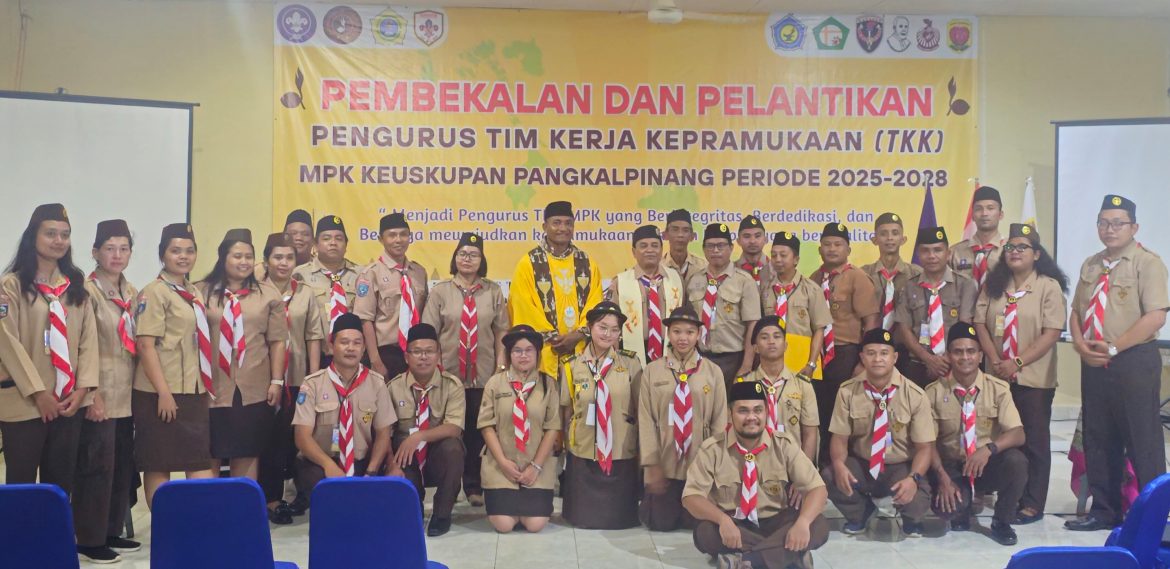 Bangun Karakter Anak Lewat Pramuka, TKK MPK Pangkalpinang Lantik Pengurus Baru 2025–2028