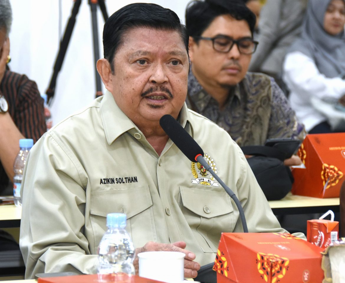 Anggota Komisi IV DPR Fraksi Gerindra Azikin Solthan