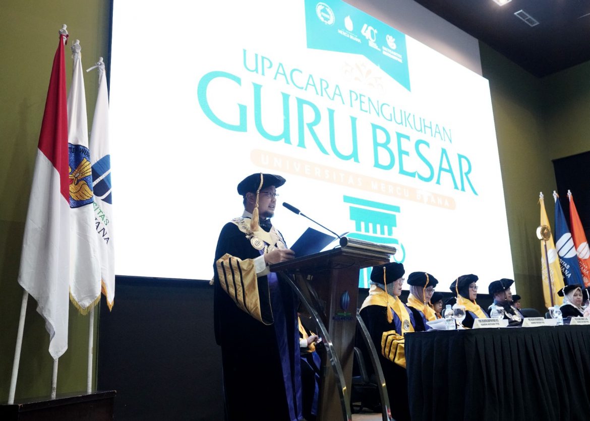 UMB Kukuhkan Lima Guru Besar, Rektor:Guru Besar Harus Jadi Mercu Suar Bangsa