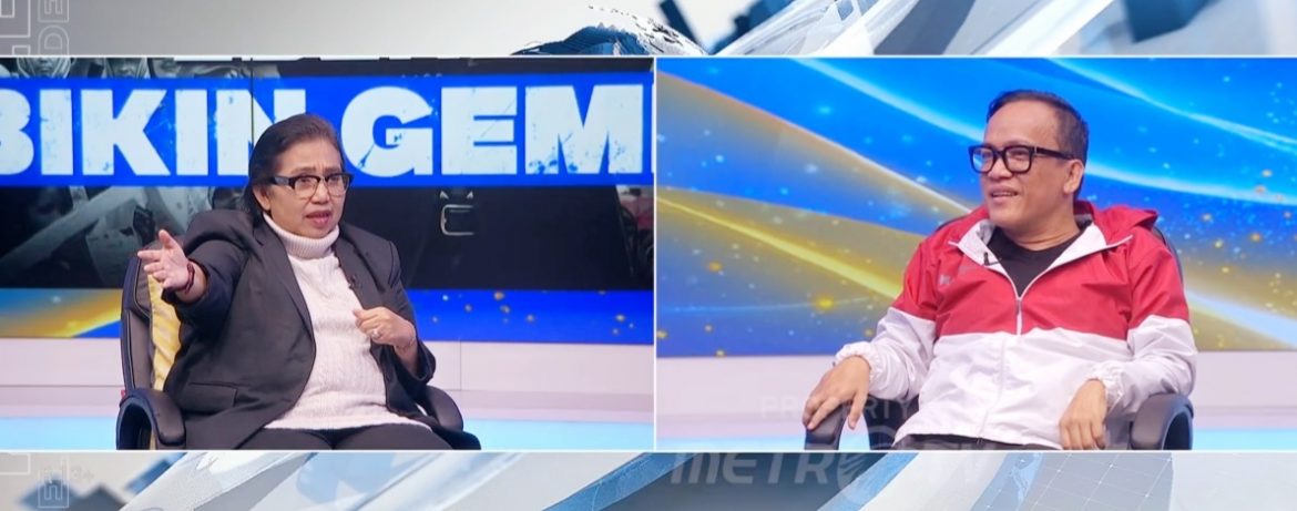 Anggota Komisi IX DPR Fraksi NasDem Irma Suryani Chaniago (kiri) dan Wamenaker Immanuel Ebenezer (Noel).