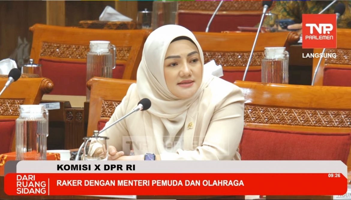 Anggota Komisi X DPR Fraksi Golkar Adde Rosi Khoerunnisa