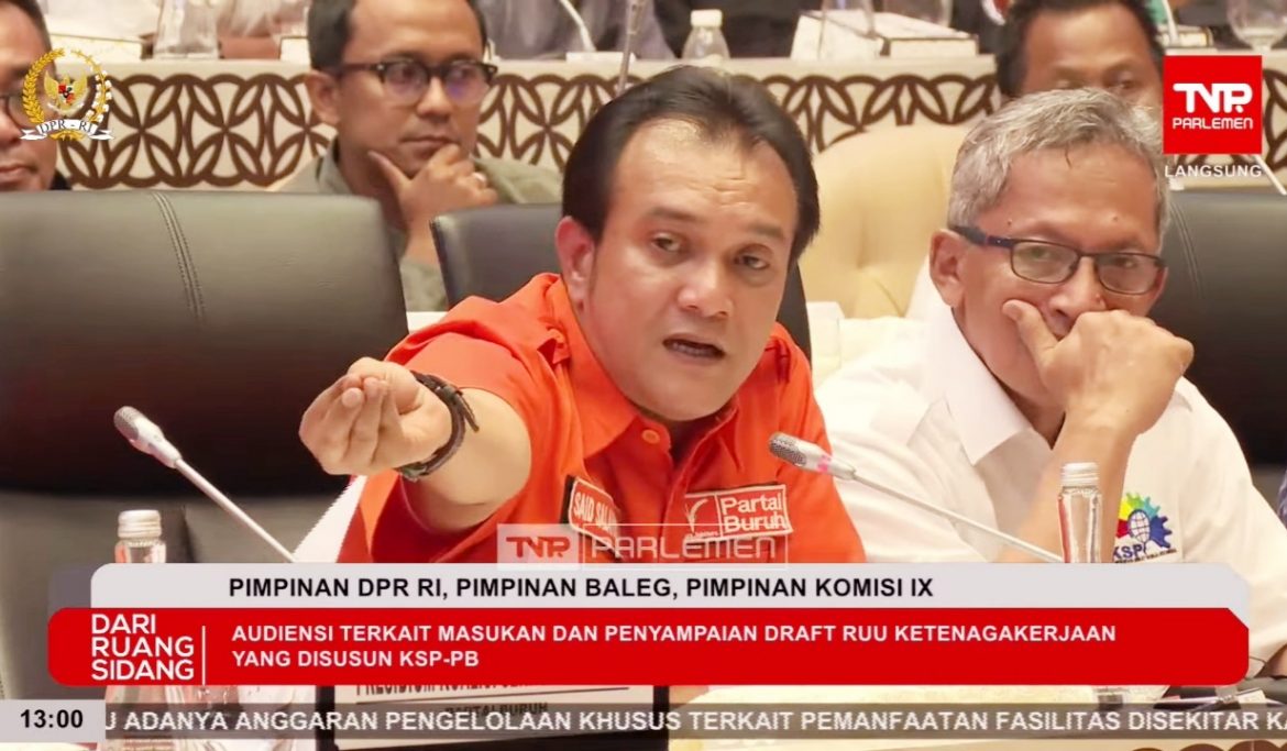 Wakil Presiden Partai Buruh Said Salahudin