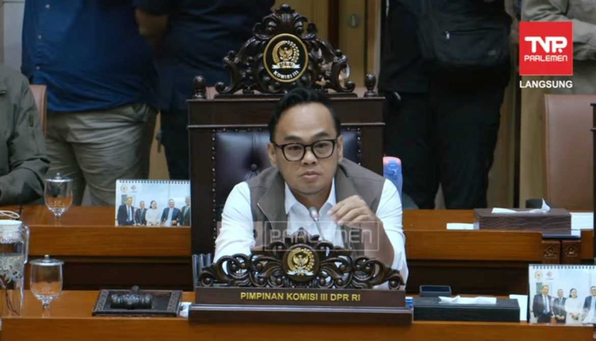 Wakil Ketua Komisi III DPR Fraksi PKB Mohamad Rano Alfath