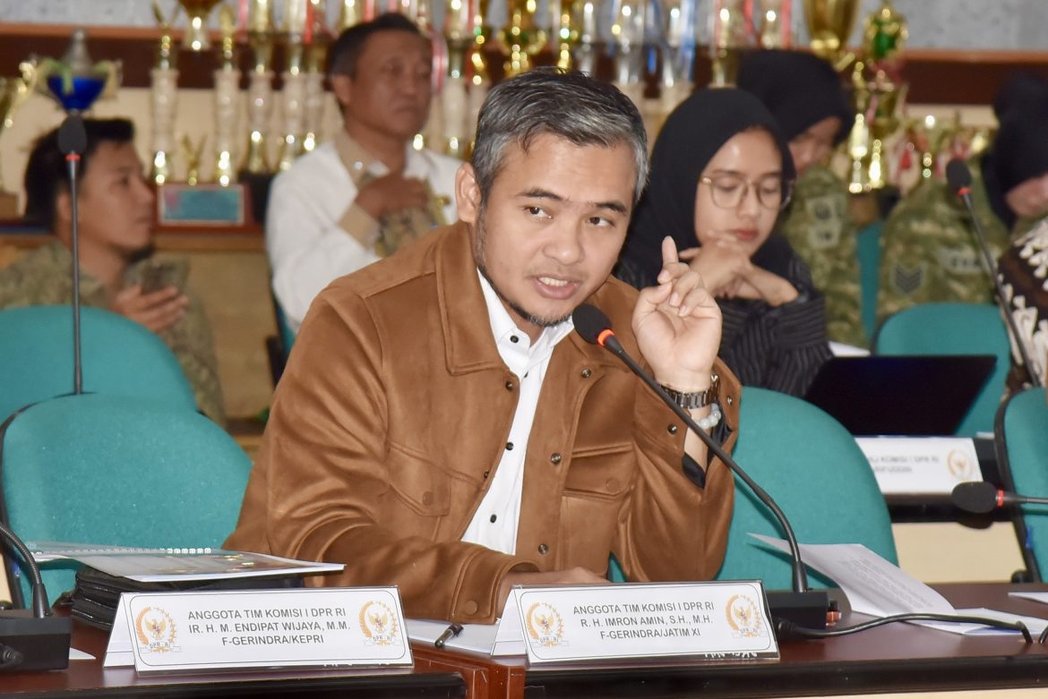 Anggota Komisi I DPR Fraksi Gerindra Imron Amin.