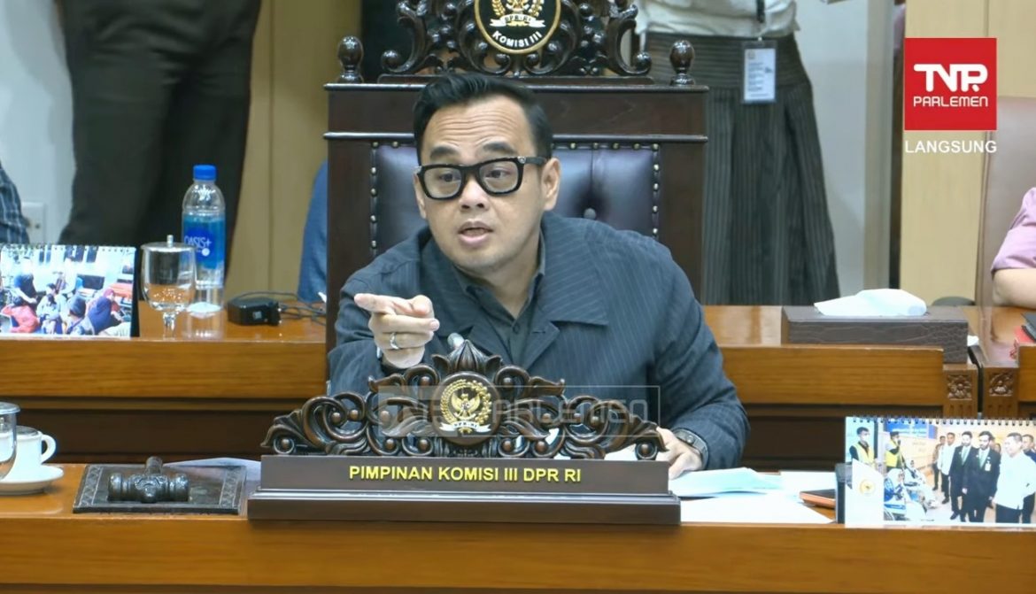 Wakil Ketua Komisi III DPR Fraksi PKB Mohamad Rano Alfath