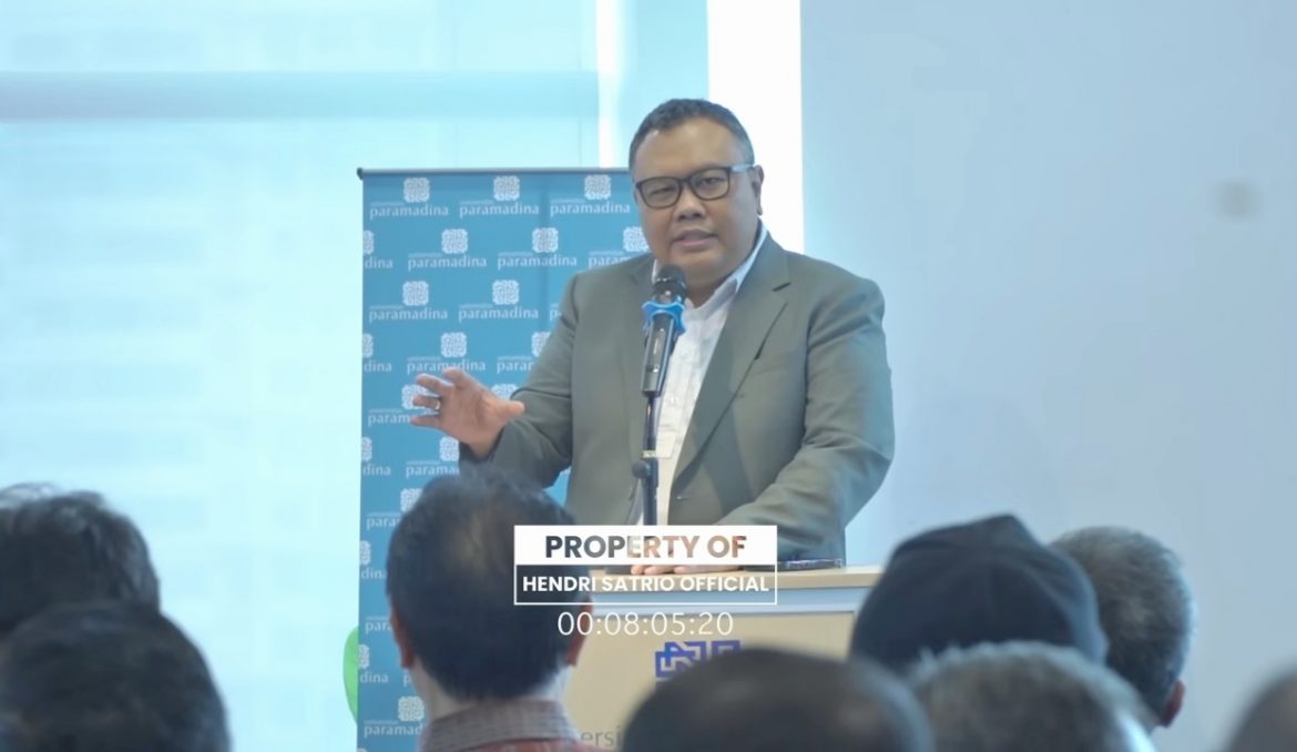 Analis komunikasi politik Hendri Satrio