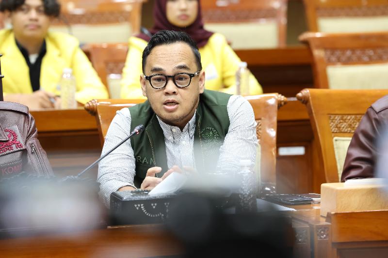 Wakil Ketua Komisi III DPR Fraksi PKB Mohamad Rano Alfath.