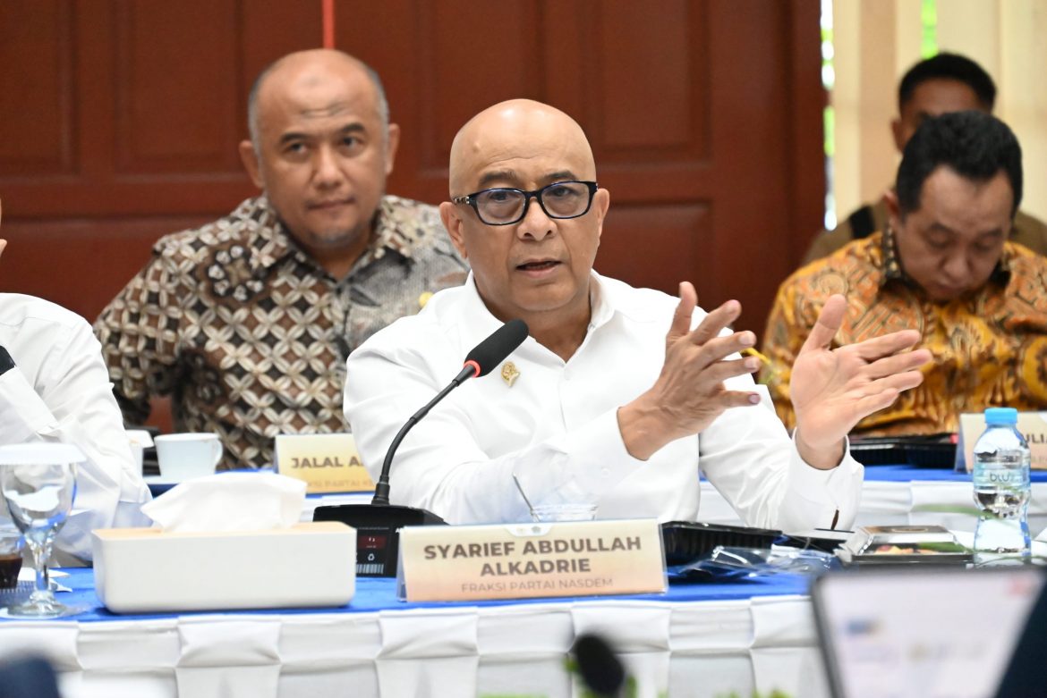 Wakil Ketua Banggar DPR Fraksi Partai NasDem Syarief Abdullah Alkadrie