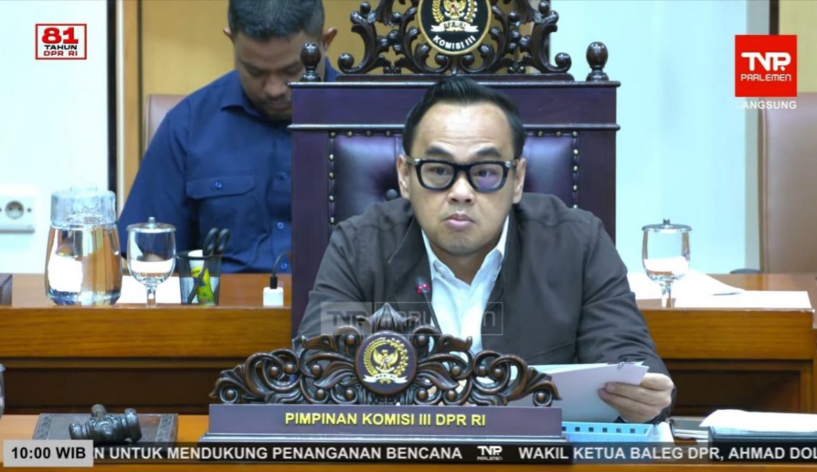 Wakil Ketua Komisi III DPR Fraksi PKB Mohamad Rano Alfath
