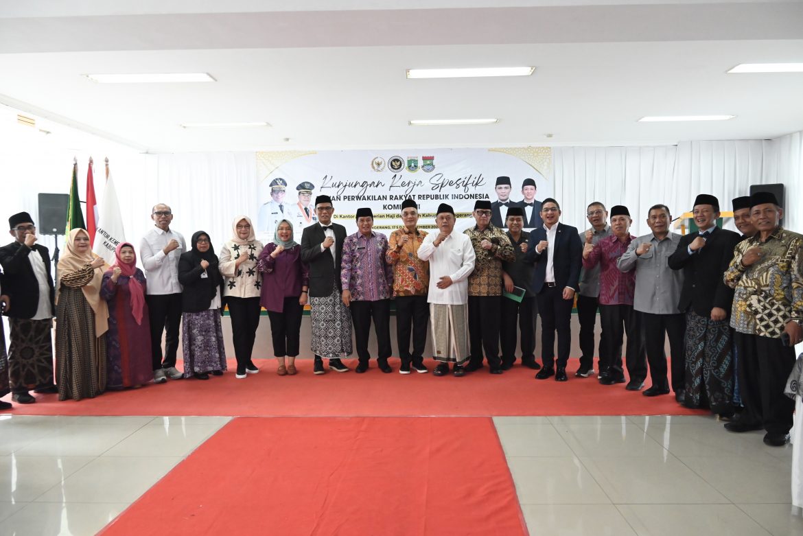 Kunjungan Kerja Spesifik Komisi VIII DPR RI ke Kantor Kementerian Haji dan Umrah Kabupaten Tangerang, Banten, Kamis (17/9/2026).