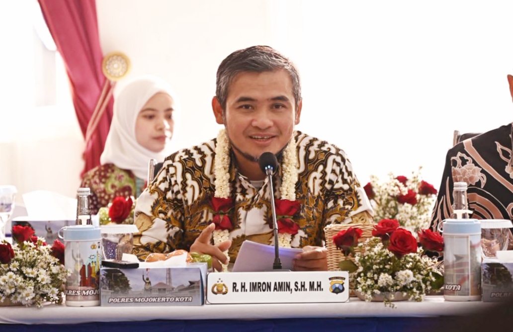 Wakil Ketua MKD DPR RI Imron Amin saat melakukan kunjungan kerja ke Polres Mojokerto Kota, Kamis (3/9/2026).