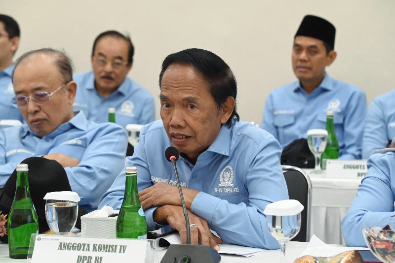 Anggota Komisi IV DPR Fraksi Partai Demokrat Bambang Purwanto.