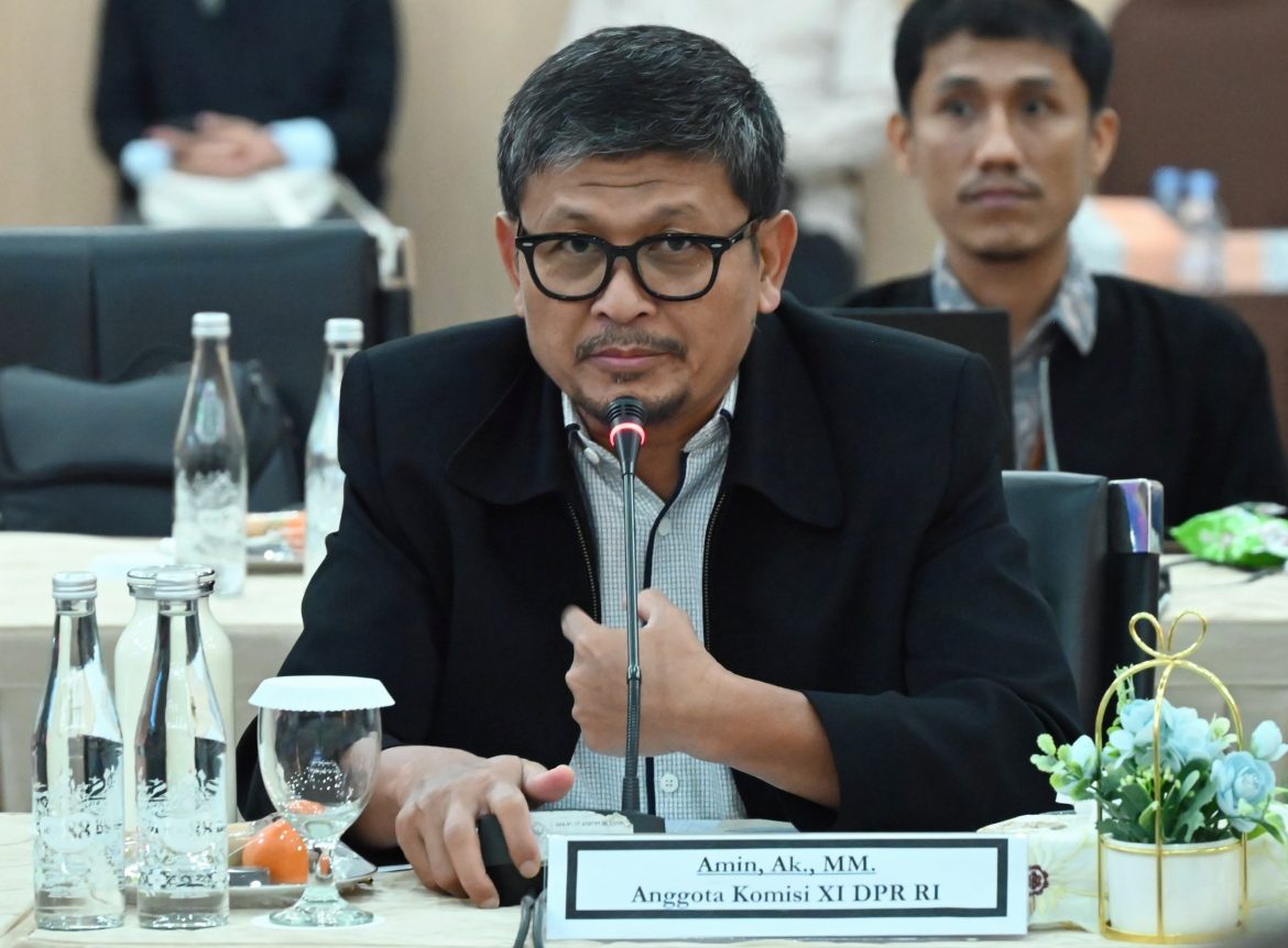Anggota Komisi XI DPR Fraksi PKS Amin Ak